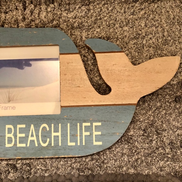 🏳️🌈Wooden “Beach Life” Photo Frame - Picture 2 of 3